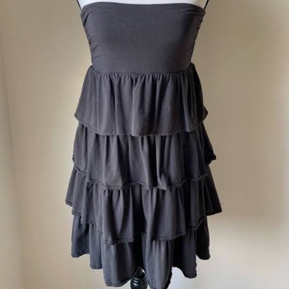 J.Crew Tiered Ruffle Strapless Dress - Picture 1 of 4
